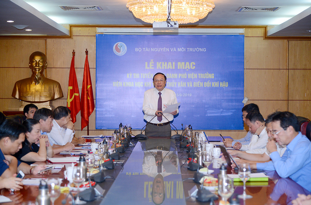 Bộ TNMT: Khai mạc kỳ thi tuyển Phó Viện trưởng Viện Khoa học KTTV và BĐKH